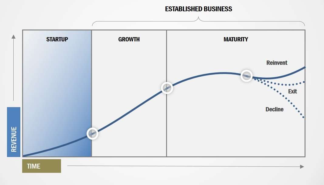 技術採用生命週期與企業生命週期